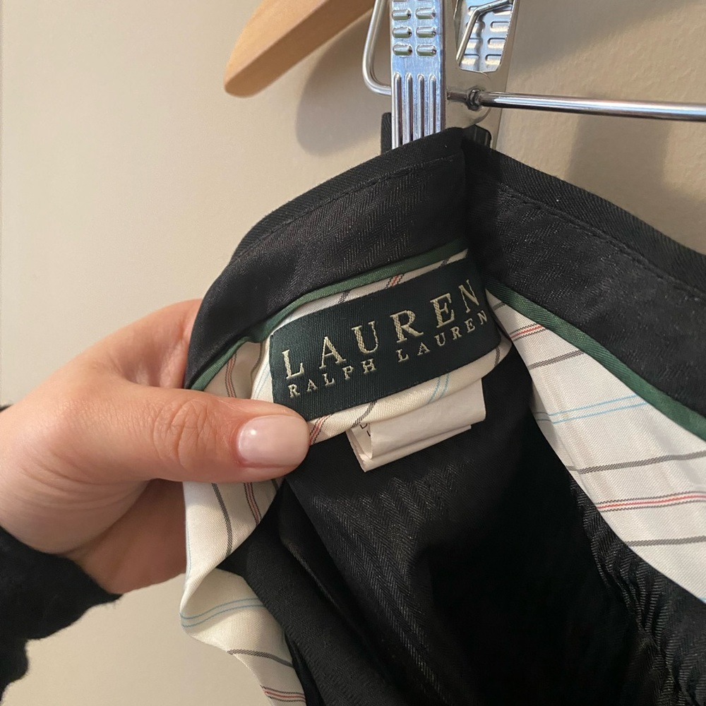 Vintage Ralph Lauren Black Dress Pants - Picture 3 of 7